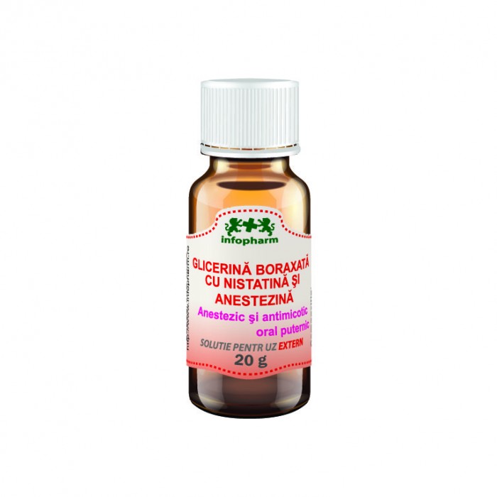 Glicerina boraxata cu nistanestezina x 20g