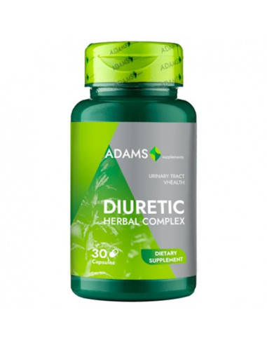 Diuretic Herbal Complex, 30 capsule, Adams