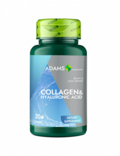 Collagen si Acid Hialuronic, 30 capsule, Adams