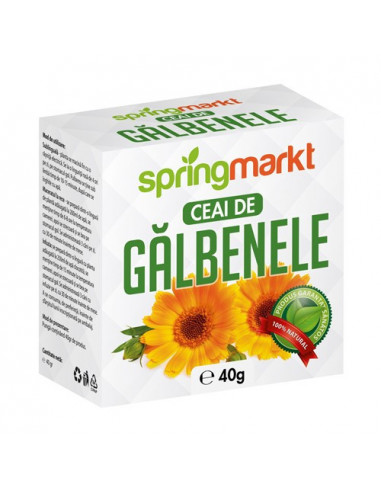 Ceai de Galbenele Flori, 40g, Springmarkt