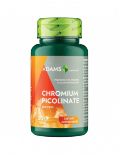 Chromium Picolinate 200mcg, 30 capsule, Adams