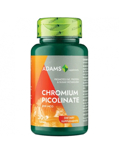 Chromium Picolinate 200mcg, 30 capsule, Adams