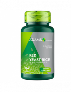 Drojdie de orez rosu 600mg, 30 capsule, Adams