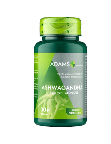 Ashwagandha 400mg, 30 capsule, Adams