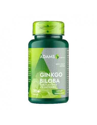 Ginkgo Biloba 24/6, 30 capsule, Adams