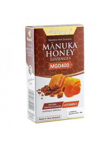 Dropsuri cu Miere Manuka, Propolis si Vitamina C, 69g, Adams
