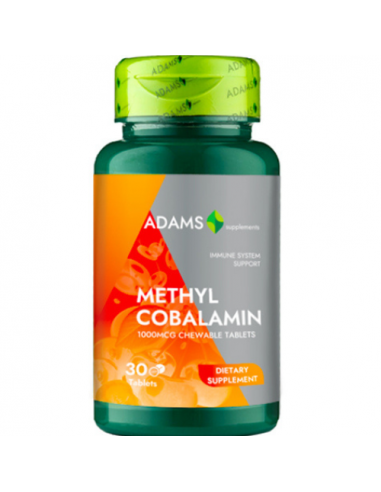 Metilcobalamina 1000mcg, 30 tablete, Adams