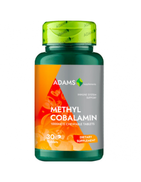 Metilcobalamina 1000mcg, 30 tablete, Adams