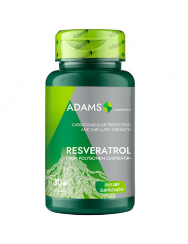 Resveratrol 50mg, 30 capsule, Adams