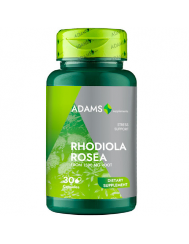 Rhodiola Rosea 1500mg, 30 capsule, Adams