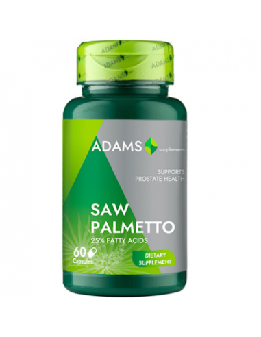 Saw Palmetto 500mg, 60 capsule, Adams