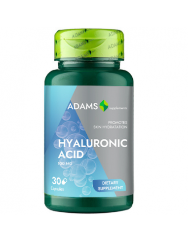 Acid Hialuronic 100mg, 30 capsule, Adams