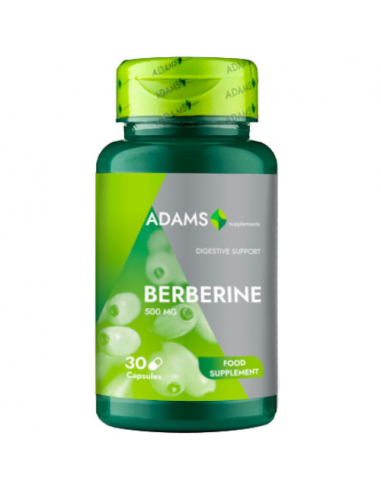 Berberina 500mg, 30 capsule, Adams