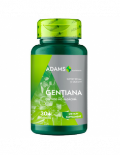Gentiana 1000mg, 30 capsule, Adams