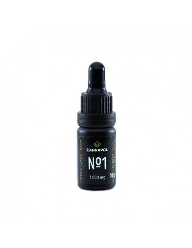 Ulei canabis CBD Cannapol No.1 10%, 10g, Adams