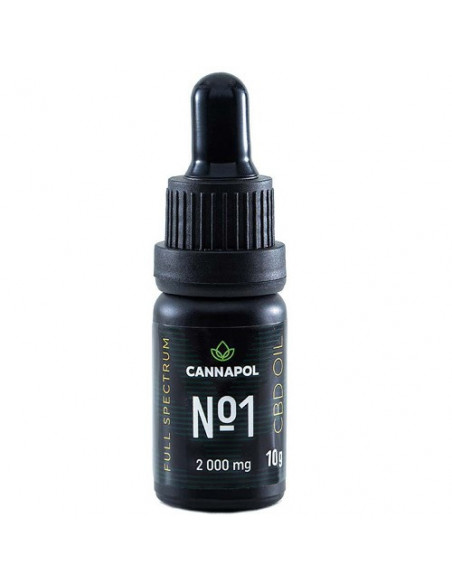 Ulei canabis CBD Cannapol No.1 20%, 10g, Adams