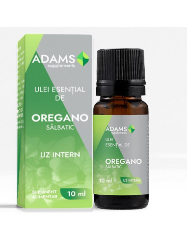 Ulei esential de Oregano salbatic pentru uz intern, 10ml, Adams
