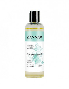 Ulei de masaj Energizant cu Lamaie si Menta, 200ml, Zanna