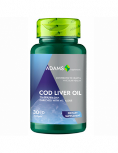 Cod Liver Oil 1000mg, 30 capsule, Adams