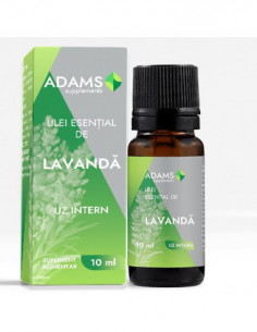 Ulei esential de Lavanda pentru uz intern, 10ml, Adams 2