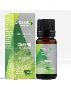 Ulei esential de Cimbru pentru uz intern, 10ml, Adams 2