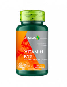 Vitamina B12 1000mcg, 30 tablete, Adams