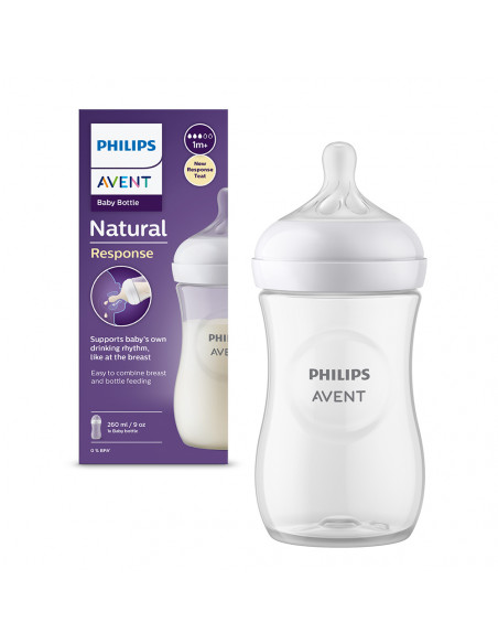 Biberon natural, 1luna+, 260 ml, Philips Avent