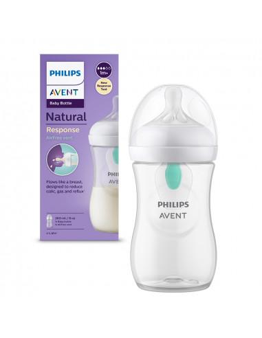 Biberon natural anticolic 1luna+, 260ml, Philips Avent