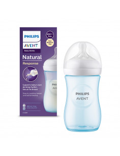 Biberon natural blue 1luna+, 260 ml, Philips Avent