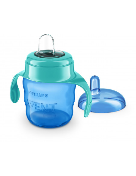 Cana cu tetina albastra, 6 luni+, 200ml, Philips Avent
