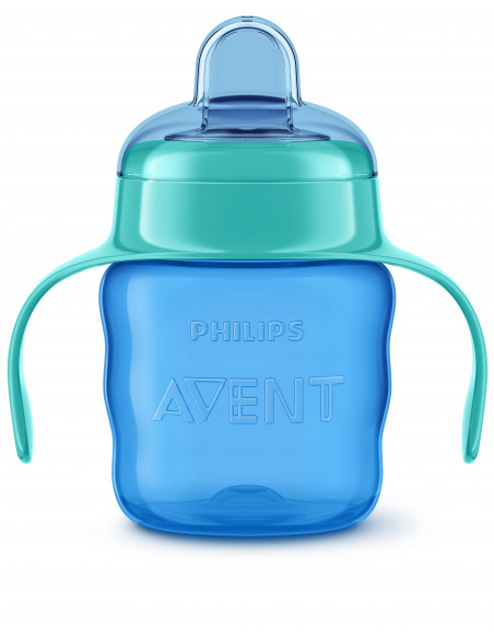 Cana cu tetina albastra, 6 luni+, 200ml, Philips Avent