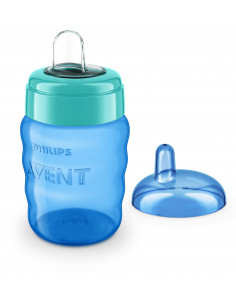 Cana cu tetina albastra, 9 luni+, 260ml, Philips Avent 2