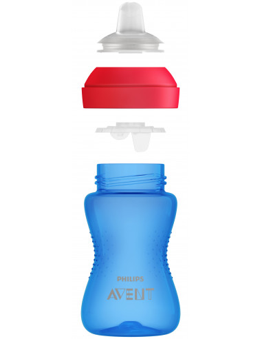 Cana cu tetina albastra, 9luni+, 300ml, Philips...
