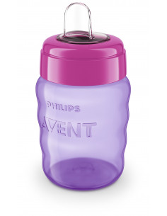 Cana cu tetina mov, 9 luni+, 260ml, Philips Avent 2