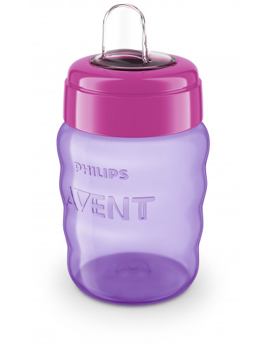 Cana cu tetina mov, 9 luni+, 260ml, Philips Avent