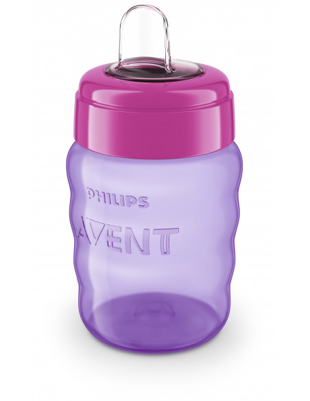 Cana cu tetina mov, 9 luni+, 260ml, Philips Avent