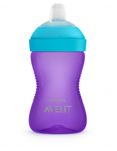 Cana cu tetina mov, 9 luni+, 300ml, Philips Avent