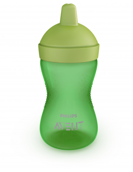 Cana cu tetina tare verde, 18 luni+, 300ml, Philips Avent