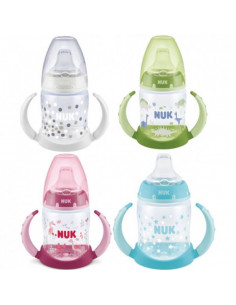 Biberon FC temp control cu maner si tetina, 150 ml, NUK...