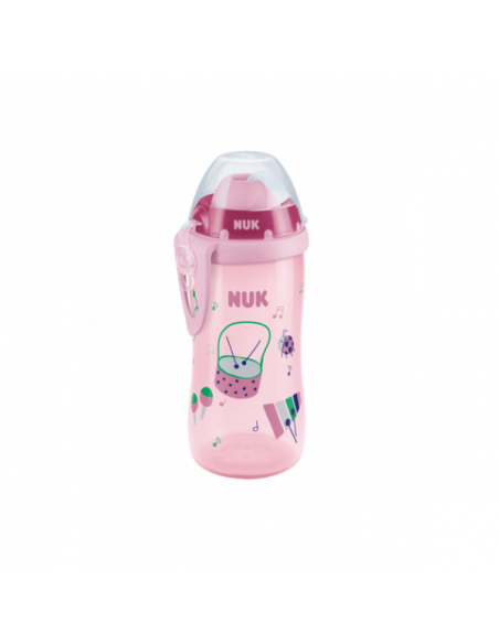 NUK Flexi Cup cu pai moale 300 ml, 12+ luni