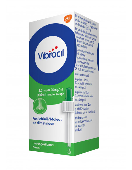 Vibrocil picaturi nazale 15ml, Glaxosmithkline Anglia