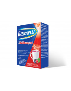 Theraflu max raceala si gripa, 10 plicuri,...