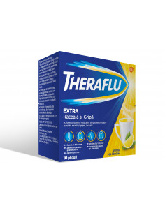 Theraflu Extra raceala si gripa,10 plicuri,...