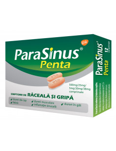 Parasinus Penta, 12 comprimate, Glaxosmithkline Anglia