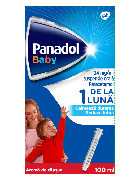Panadol Baby 120mg/5ml, 100ml, Glaxosmithkline Anglia