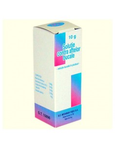 Soluție contra aftelor bucale – 2,425 mg/21,34 mg/ml - 10ml