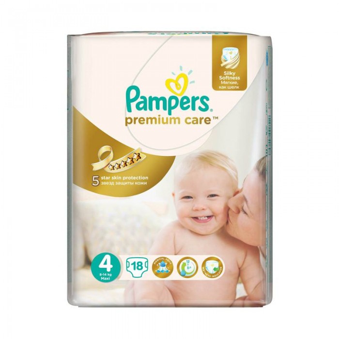 Pampers nr 4 premium care x 18 buc