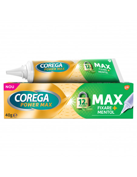 Corega Max Fixare + Mentol, 40 g, GLAXOSMITHKLINE ANGLIA