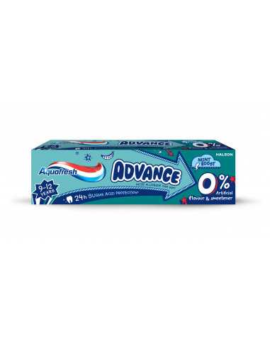Aquafresh pasta de dinti Advance 9-12 ani, 75ml, GLAXOSMITHKLINE ANGLIA