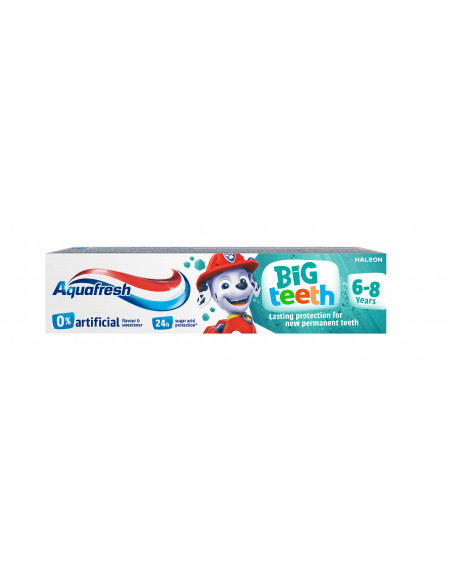 Aquafresh Big Teeth Psi Patrol, pastă de dinți 50 ml (6-8 ani)